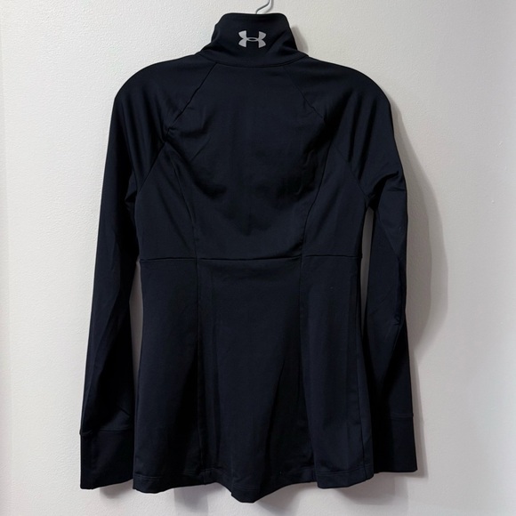 Under Armour All Season Gear Black Studio Jacket Long Sleeve Full Zip - Small - Picture 2 of 6